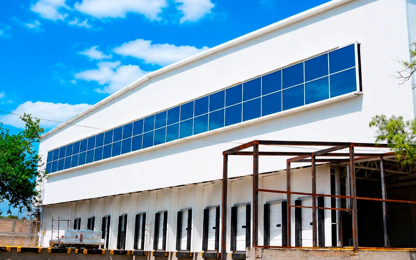 Construcción de naves industriales Grupo Sacani